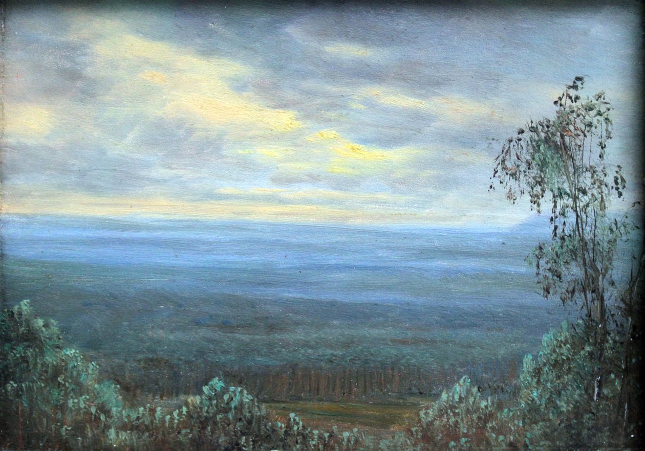 Ochtendmist door Carl Gustav Carus