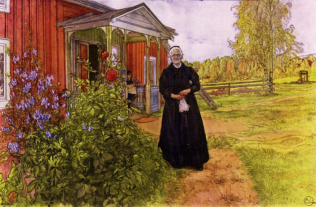 Vader en Moeder door Carl Larsson