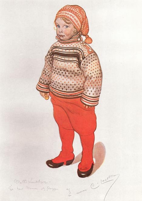 Matts Bergom Larsson door Carl Larsson