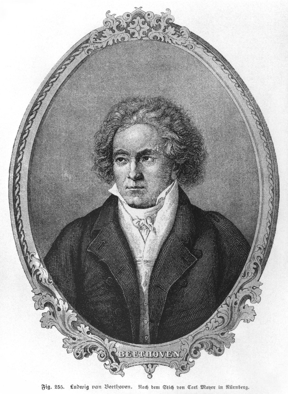 Ludwig van Beethoven (1770-1827) door Carl Mayer