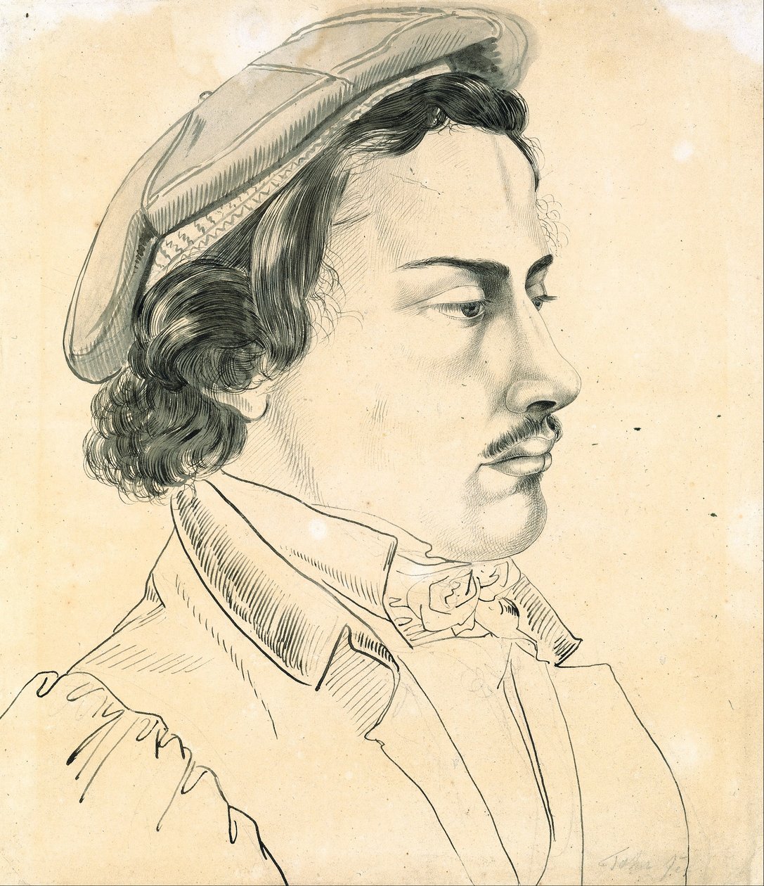 Portret van een student door Carl Philipp Fohr