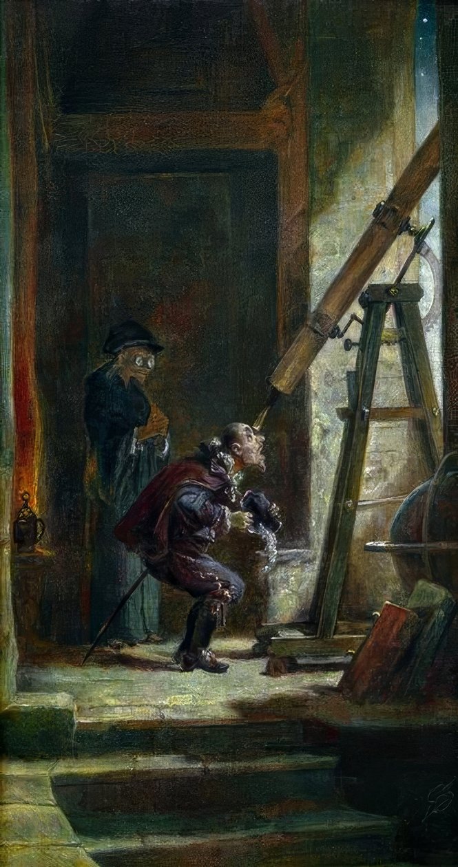 De astroloog door Carl Spitzweg