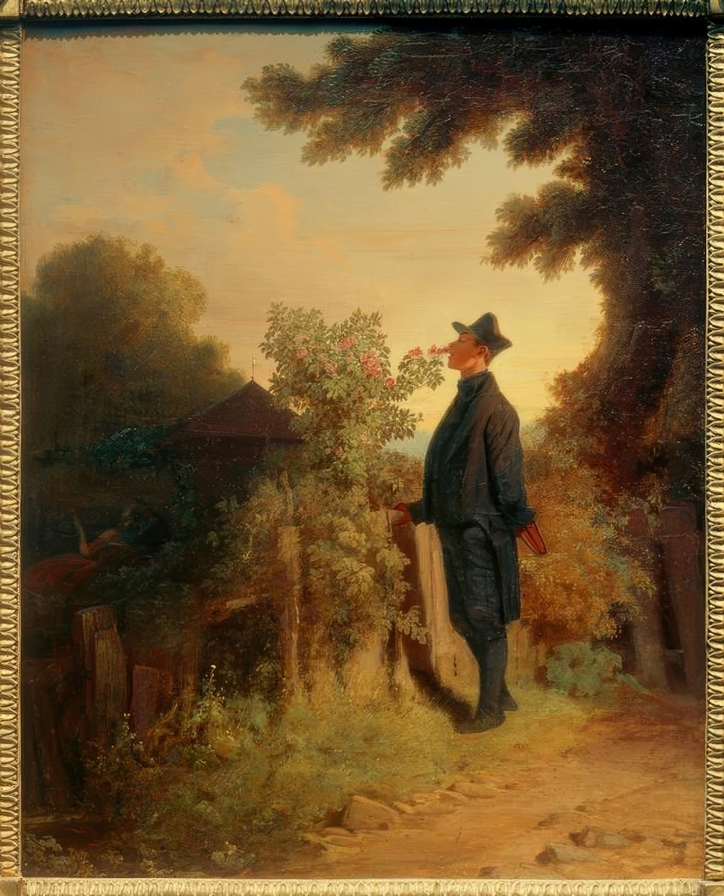 De rozenvriend door Carl Spitzweg
