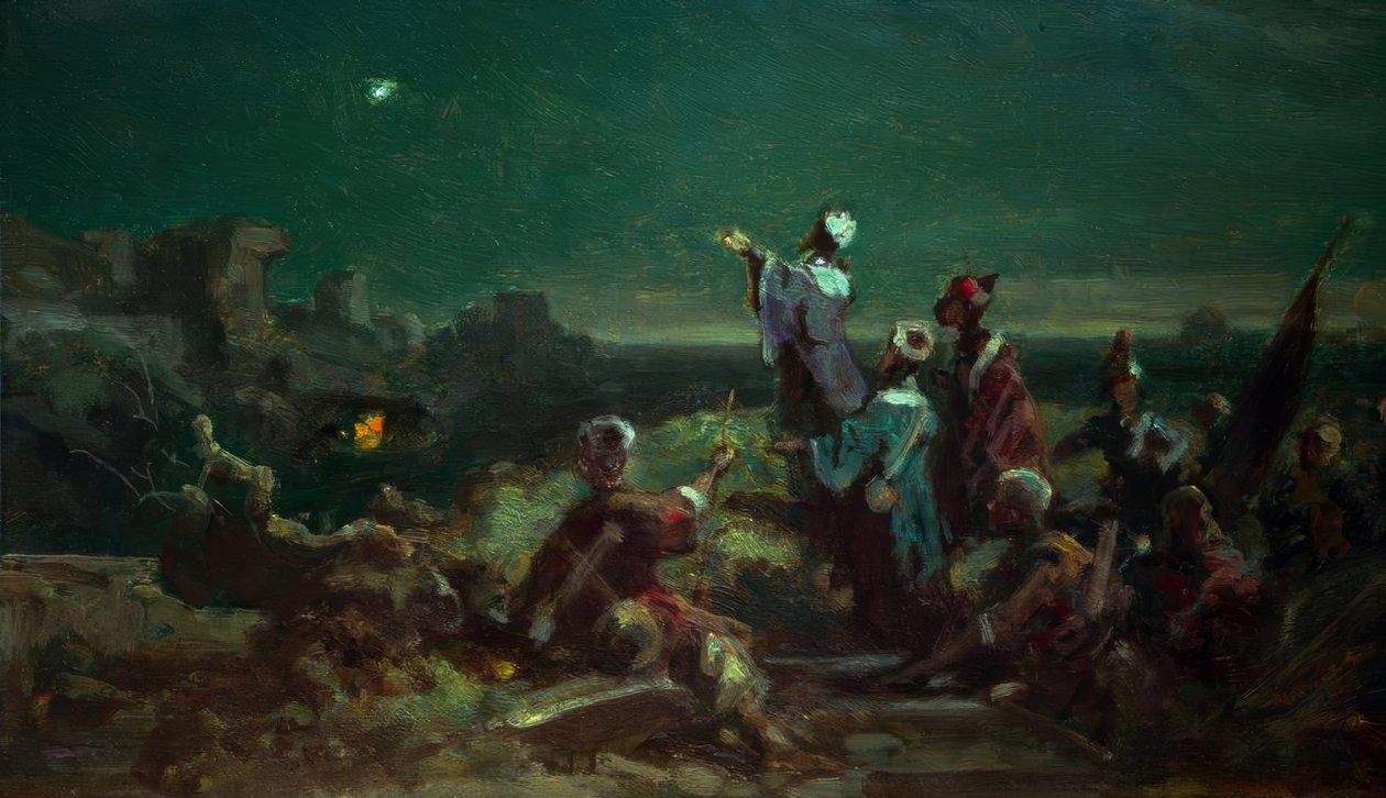 De Ster van Bethlehem door Carl Spitzweg