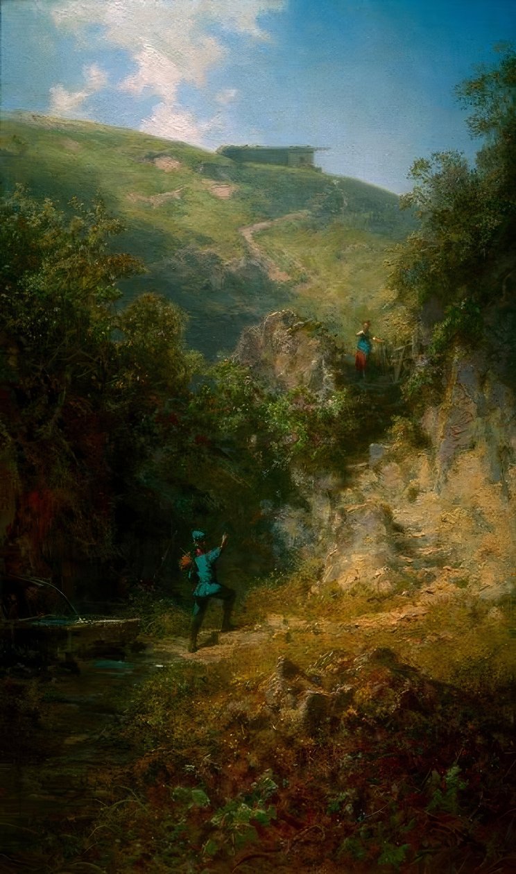 De Vakantieganger door Carl Spitzweg