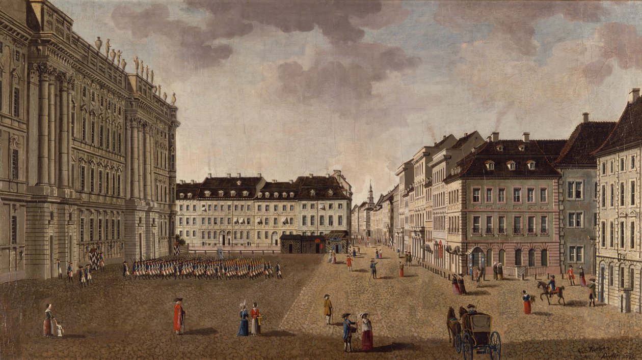 Stadspaleis van Berlijn, 1765 door Carl Traugott Fechhelm