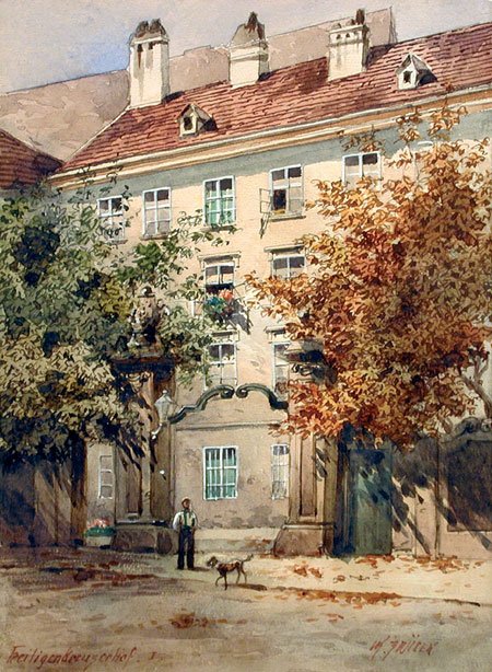 Heiligenkreuzerhof door Carl Wenzel Zajicek