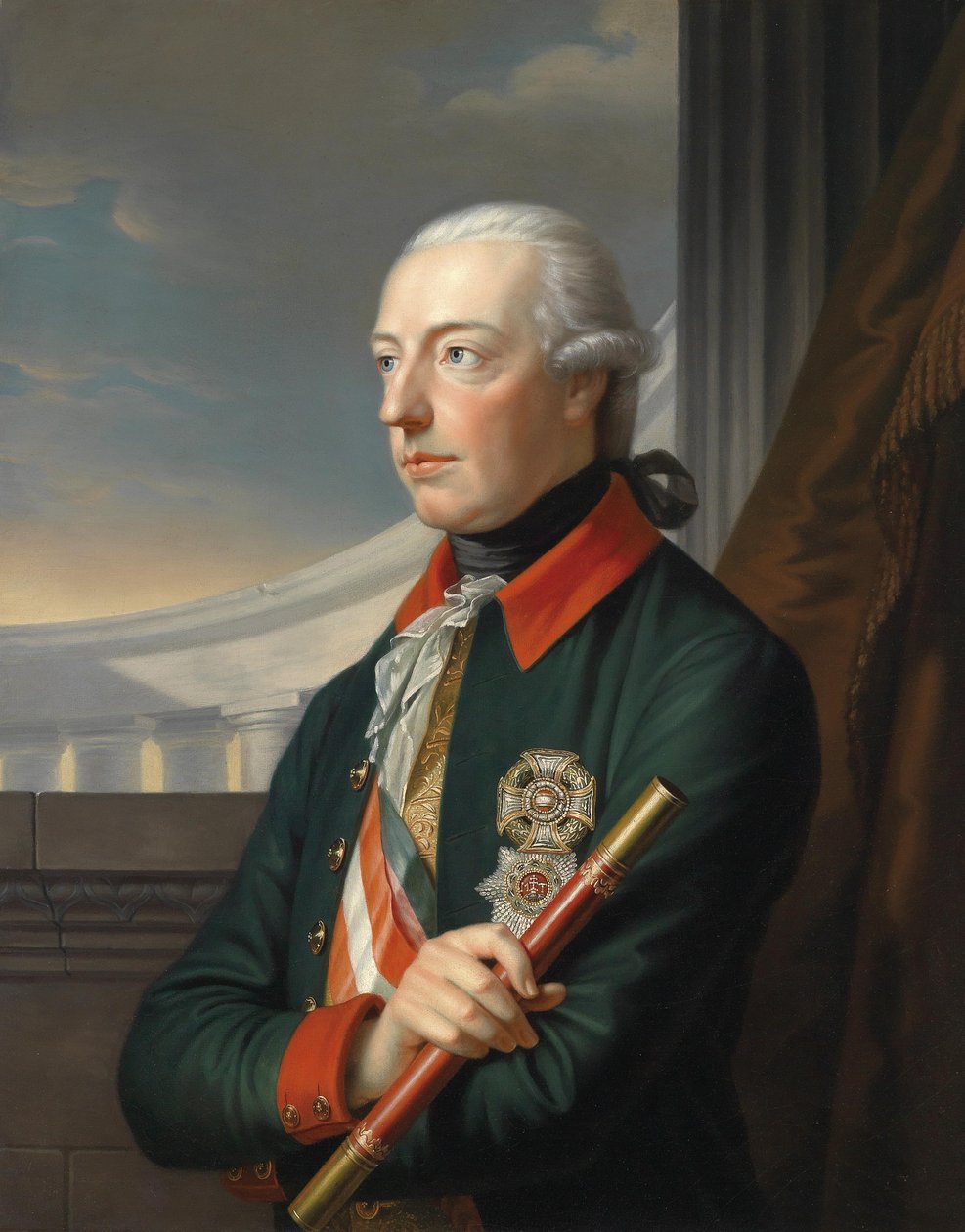 Portret van keizer Jozef II (1741-1790) door Carl von Sales