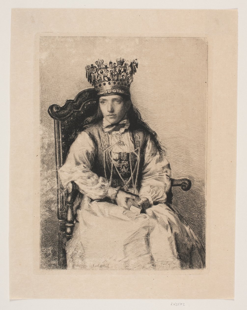 Een Noorse bruid door Carl Bloch