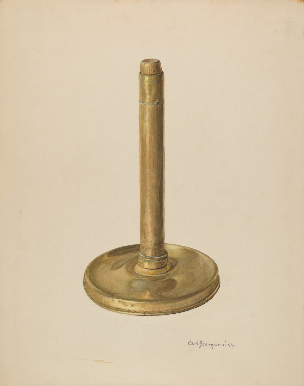 Kandelaar door Carl Buergerniss