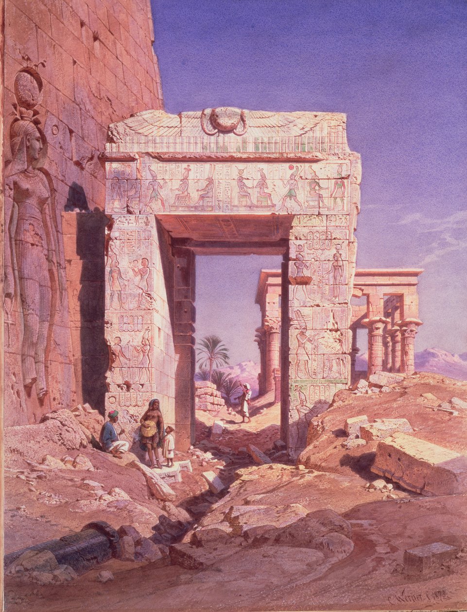 Onbekend schilderij door Carl Friedrich Heinrich Werner