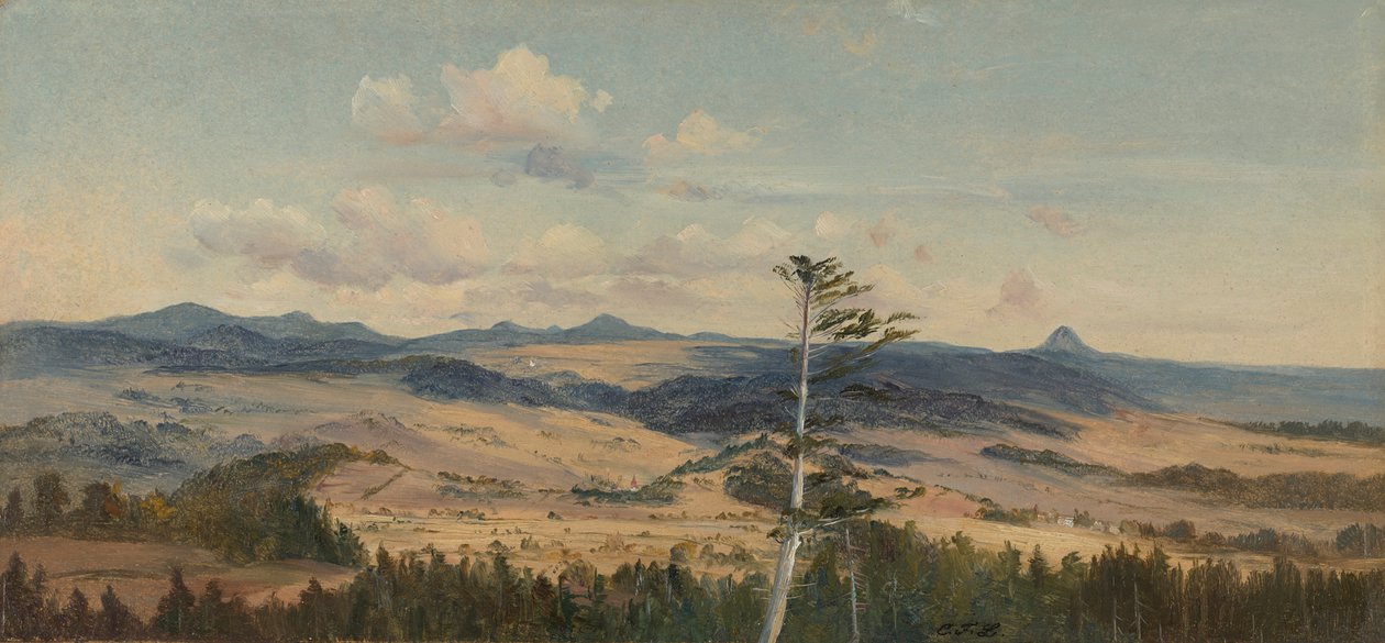 Eifellandschap door Carl Friedrich Lessing
