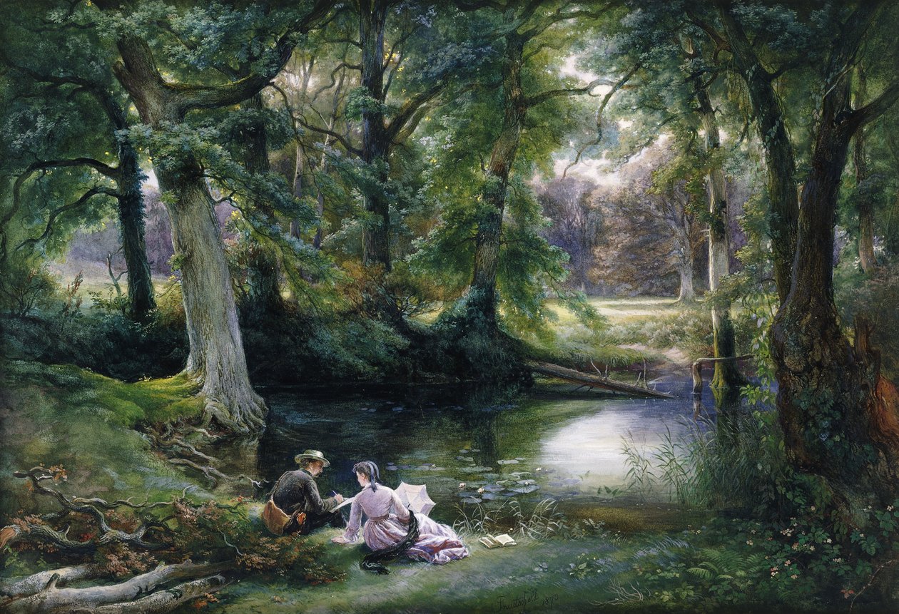 De Kunstles, 1870 door Carl Friedrich Wilhelm Trautschold