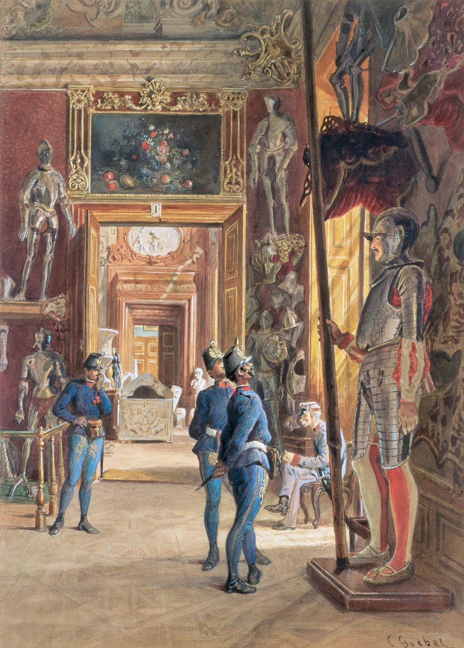 Ingang naar de eerste wapenkamer door Carl Goebel d. J.