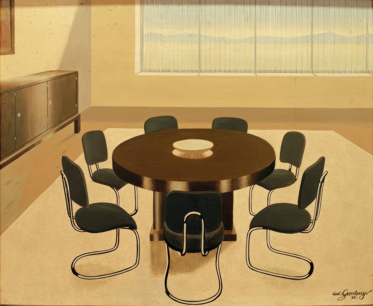 Interieur door Carl Grossberg