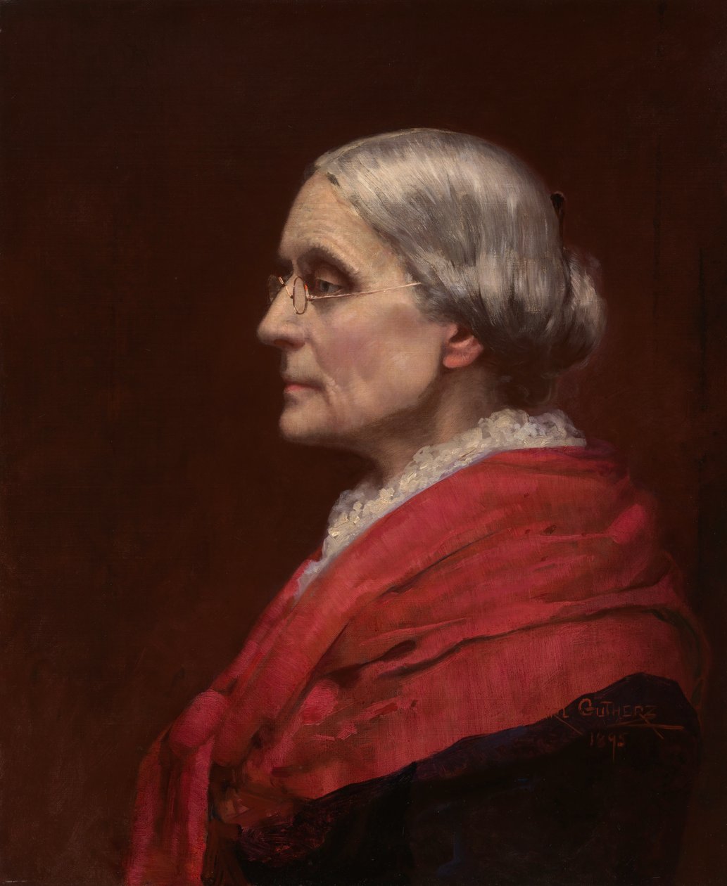 Susan Brownell Anthony door Carl Gutherz