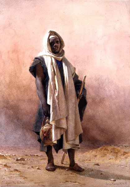 Nassan de Nubische door Carl Haag
