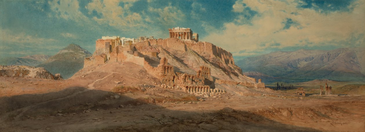 De Akropolis door Carl Haag