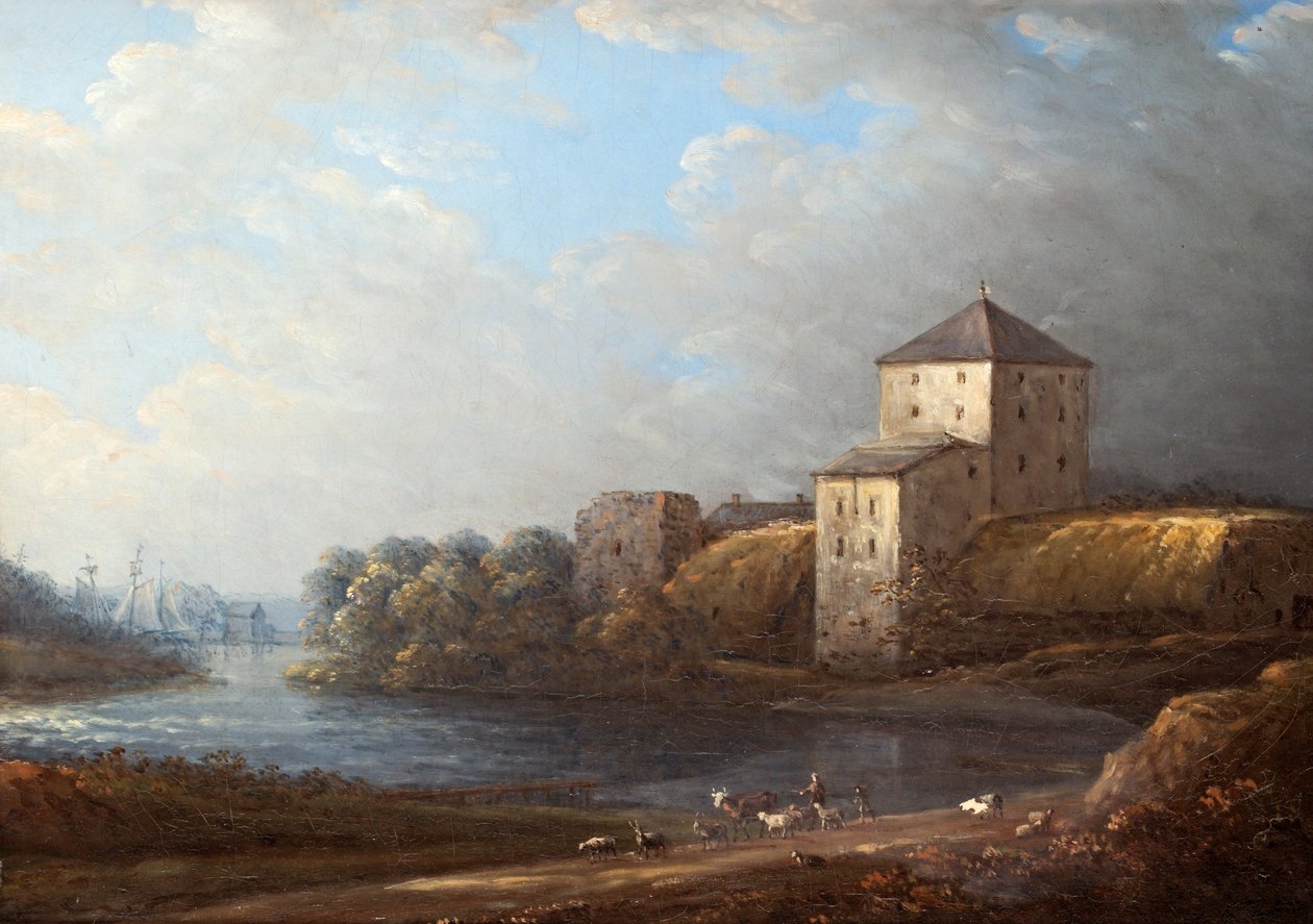 Kasteel Nyköping door Carl Johan Fahlcrantz