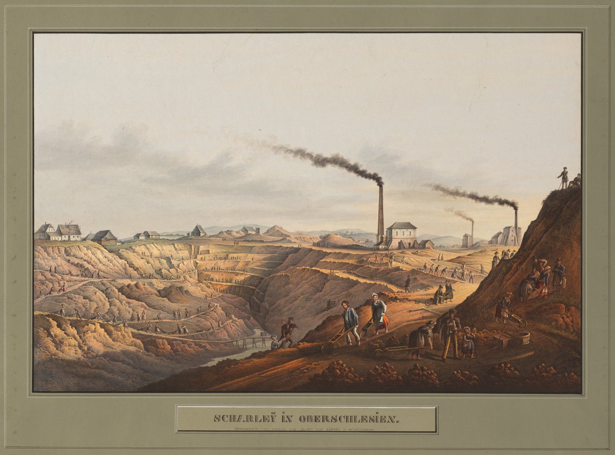 Scharley in Oberschleisien door Carl Julius Rieden