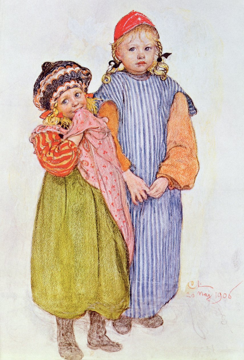 Kinderen van Timmerman Hellberg door Carl Larsson