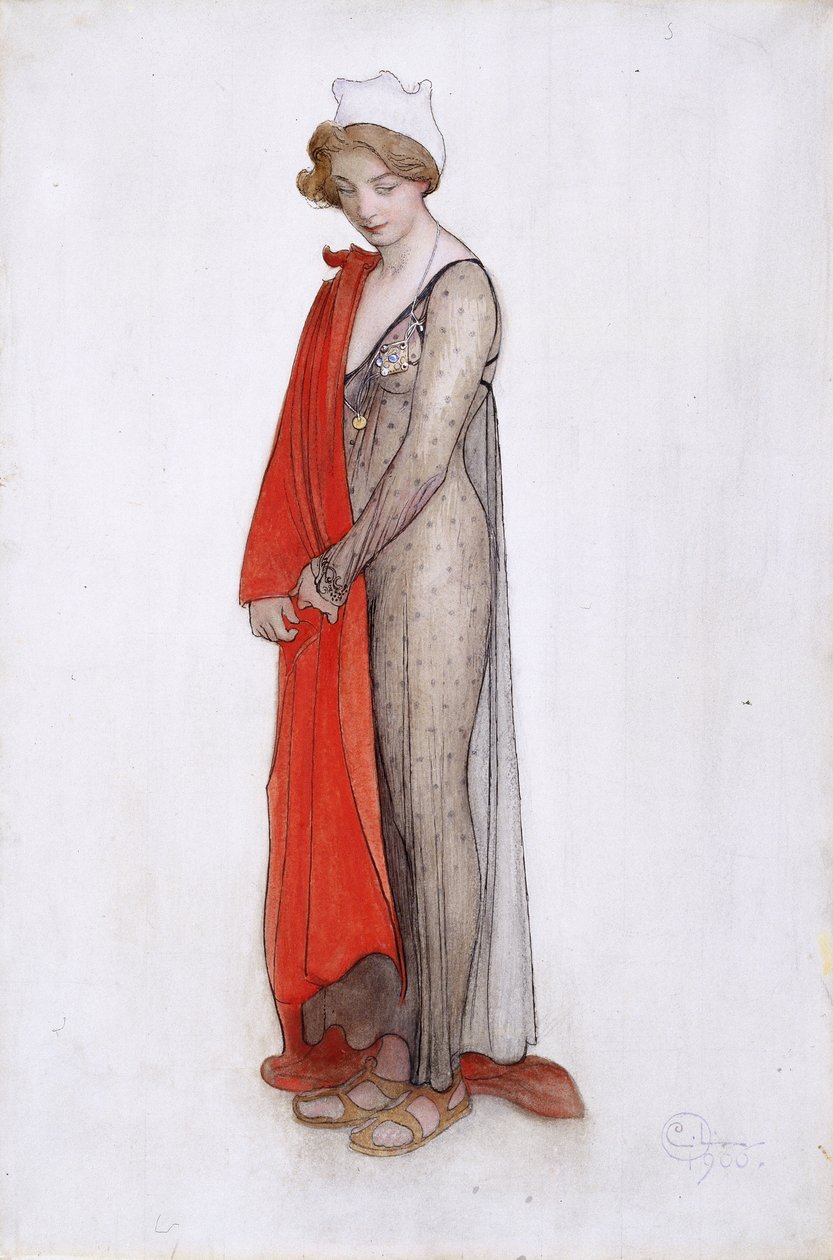 Rood en Zwart door Carl Larsson