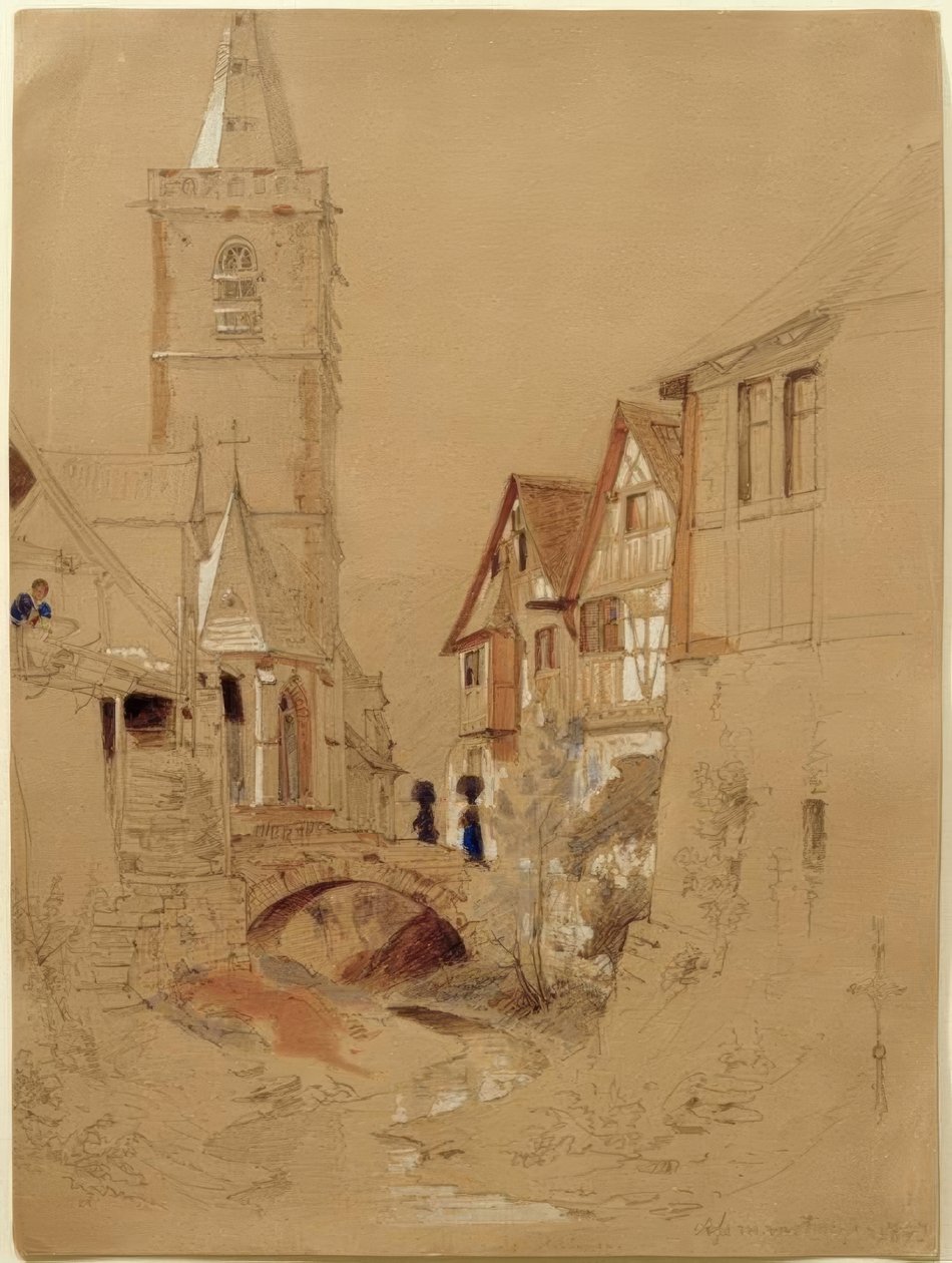 Assmannshausen door Carl Morgenstern