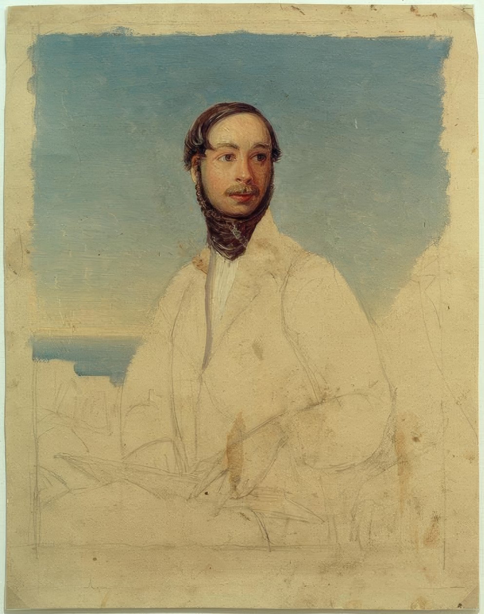 Zelfportret 1835 door Carl Morgenstern