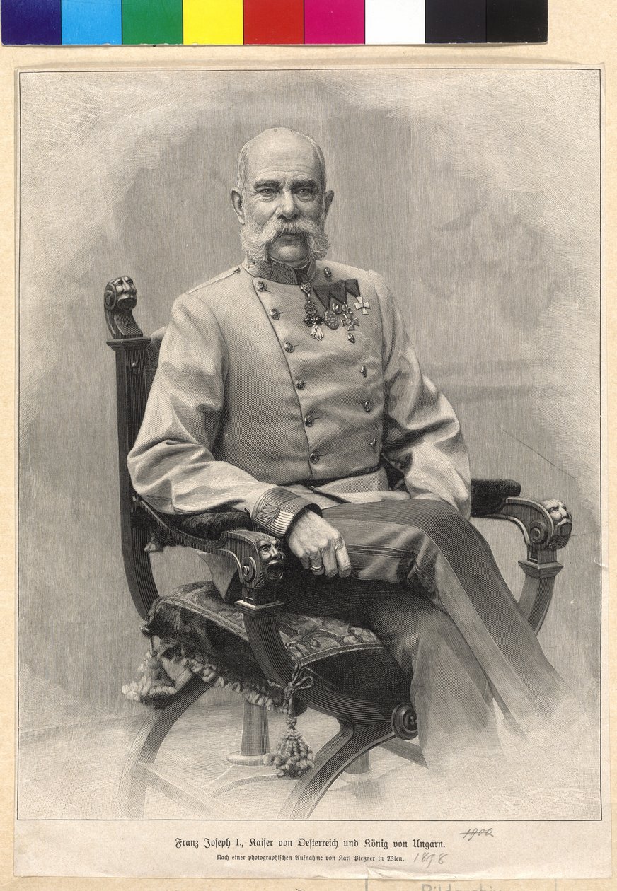 Keizer van Oostenrijk Franz Joseph I door Carl Pietzner