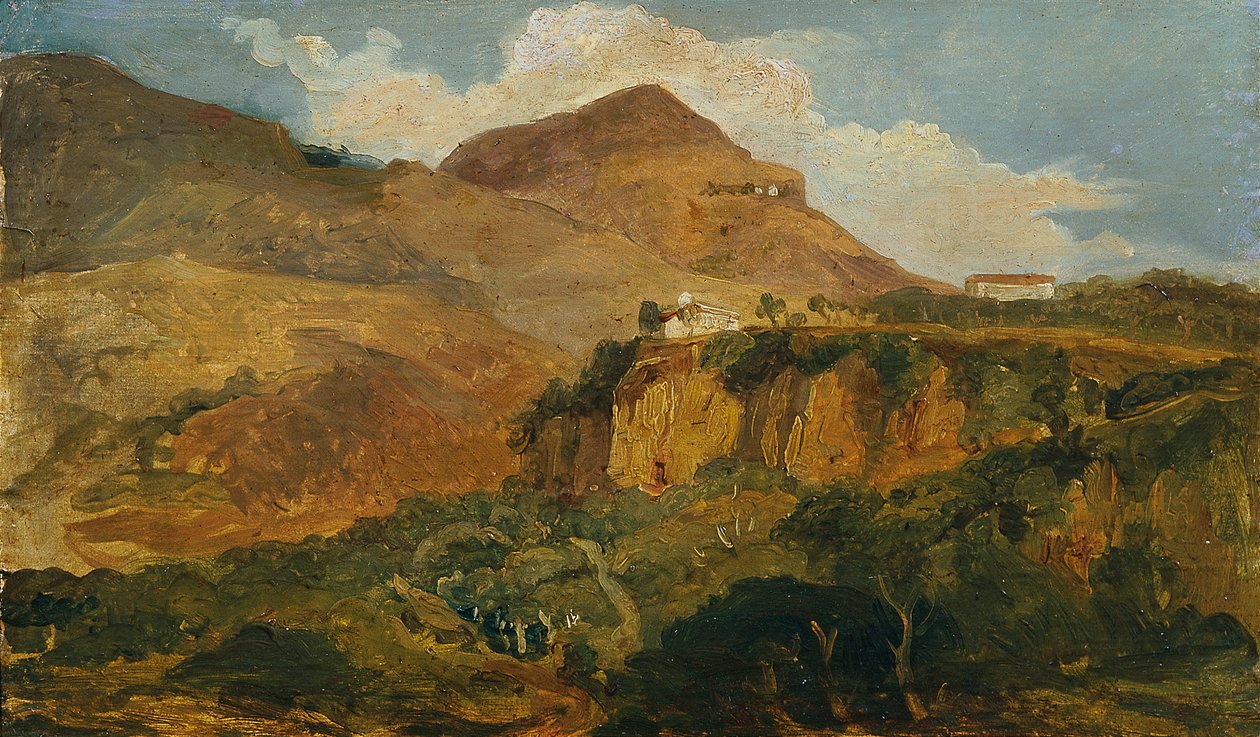 Zuidelijk Berglandschap door Carl Rahl