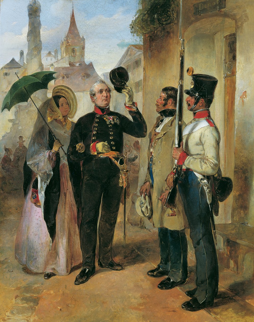 De wachtpost door Carl Schindler