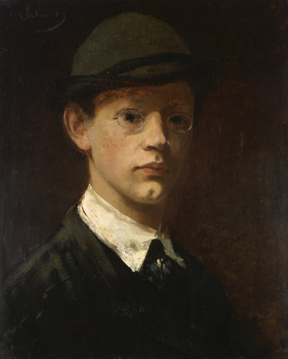 Mannelijk portret door Carl Schuch
