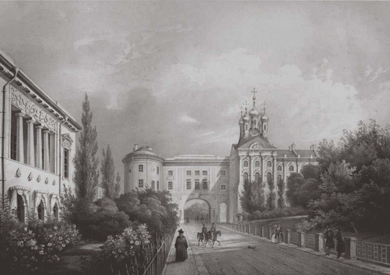 Het Keizerlijk Lyceum in Tsarskoye Selo, 1850s door Carl Schulz