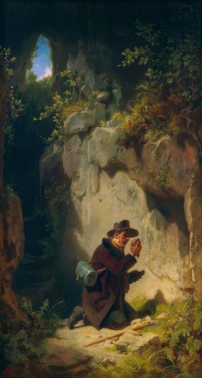 De geoloog door Carl Spitzweg