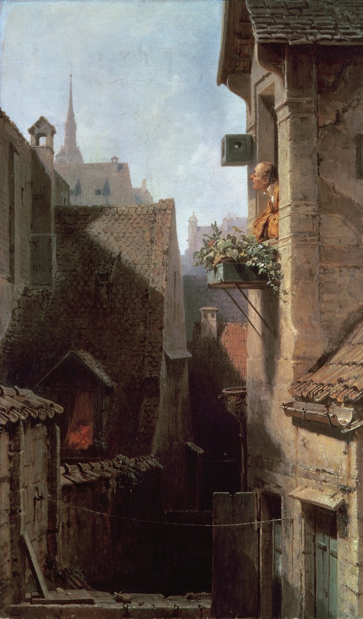 De hypochonder door Carl Spitzweg
