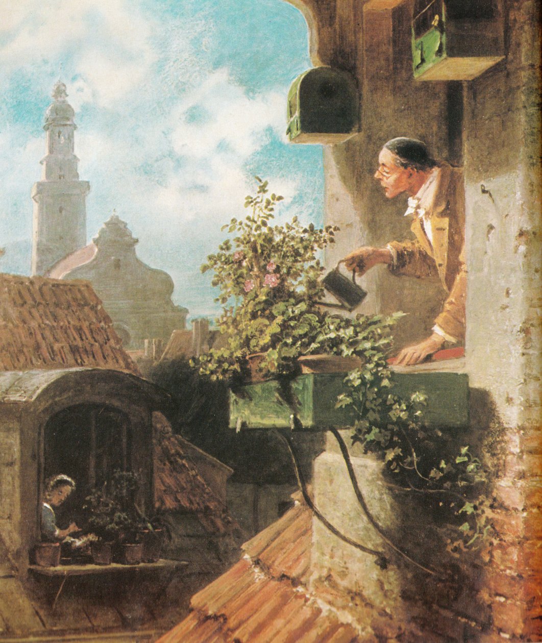 De zolderkamer door Carl Spitzweg