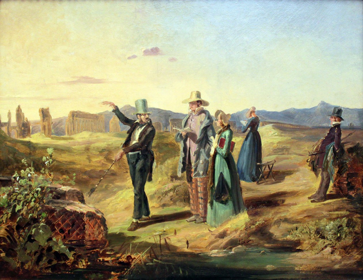 Engelsen in de Campagna door Carl Spitzweg