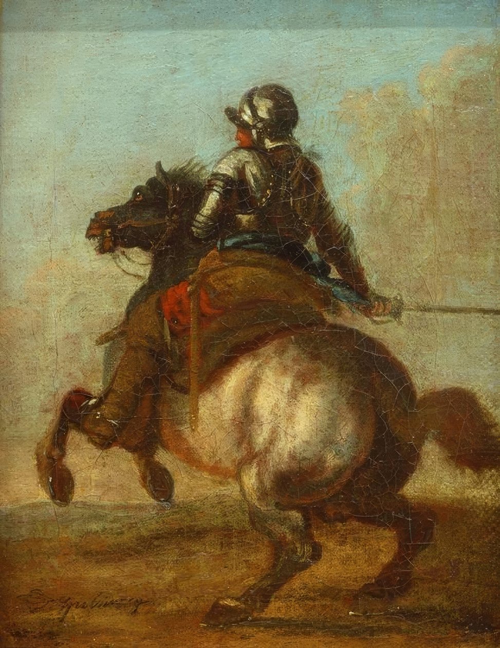 Ruiterportret door Carl Spitzweg
