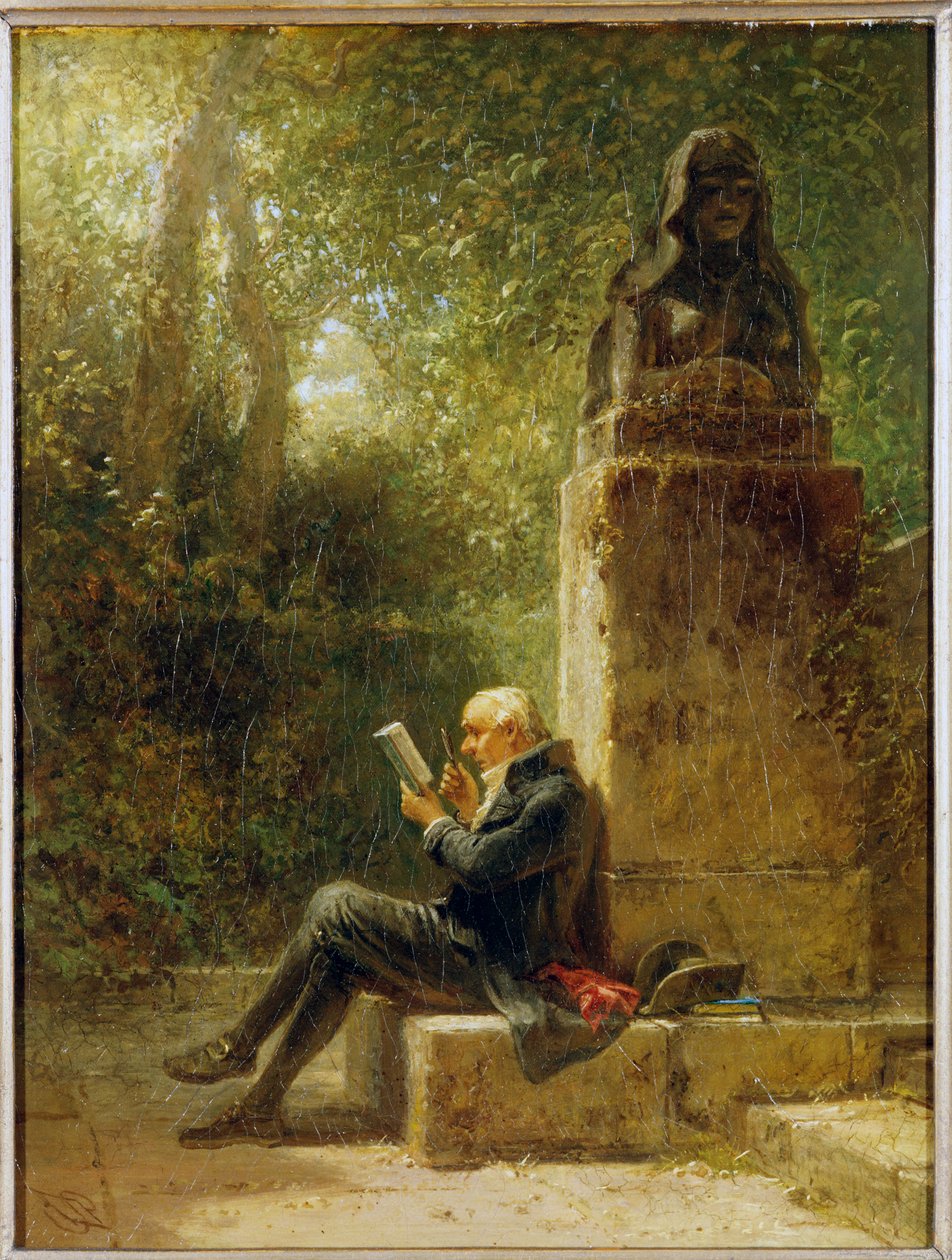 De Filosoof door Carl Spitzweg