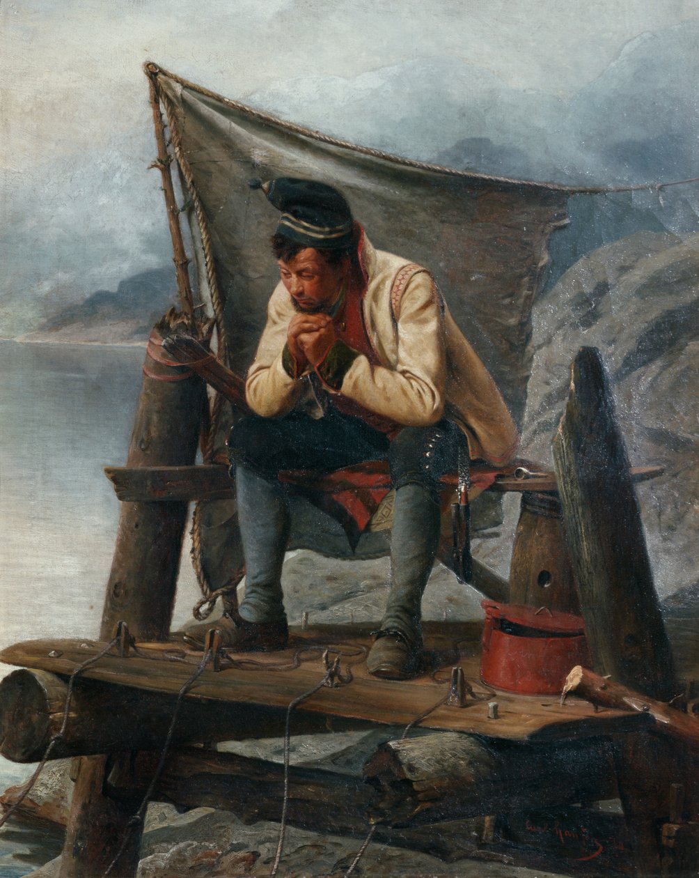 Rust op de kade door Carl Sundt Hansen