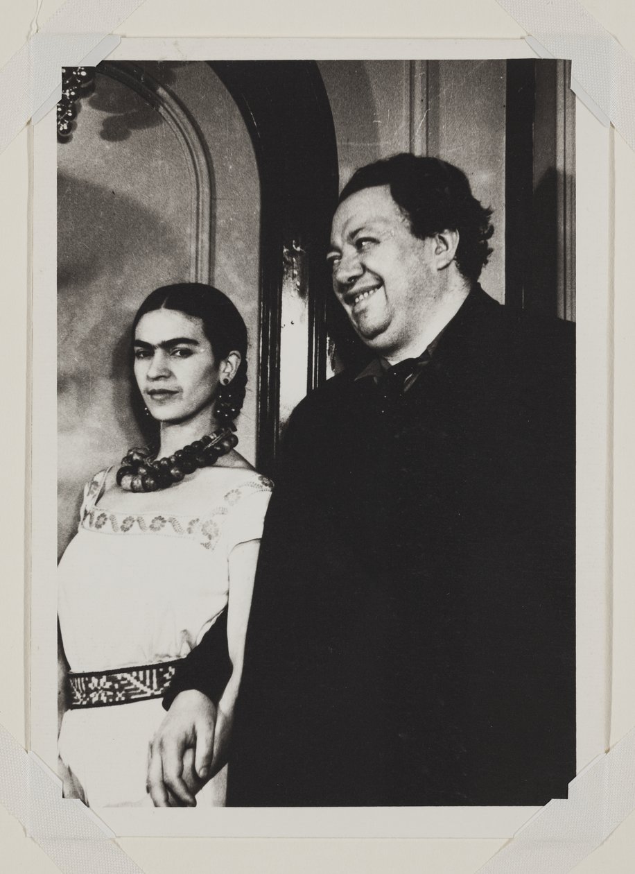 Frida Kahlo en Diego Rivera door Carl Van Vechten