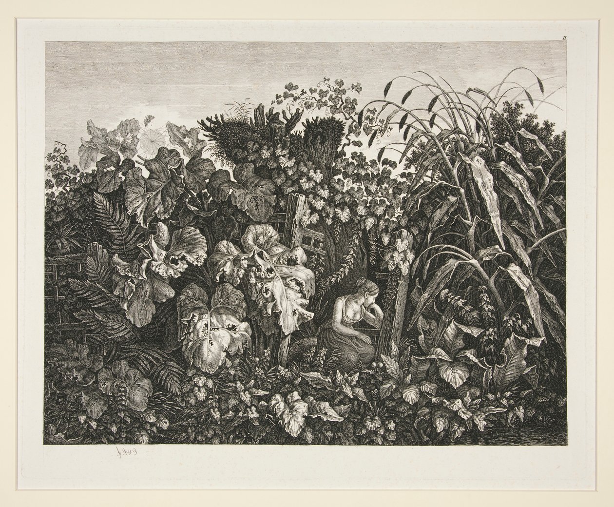 Landschap door Carl Wilhelm Kolbe the elder