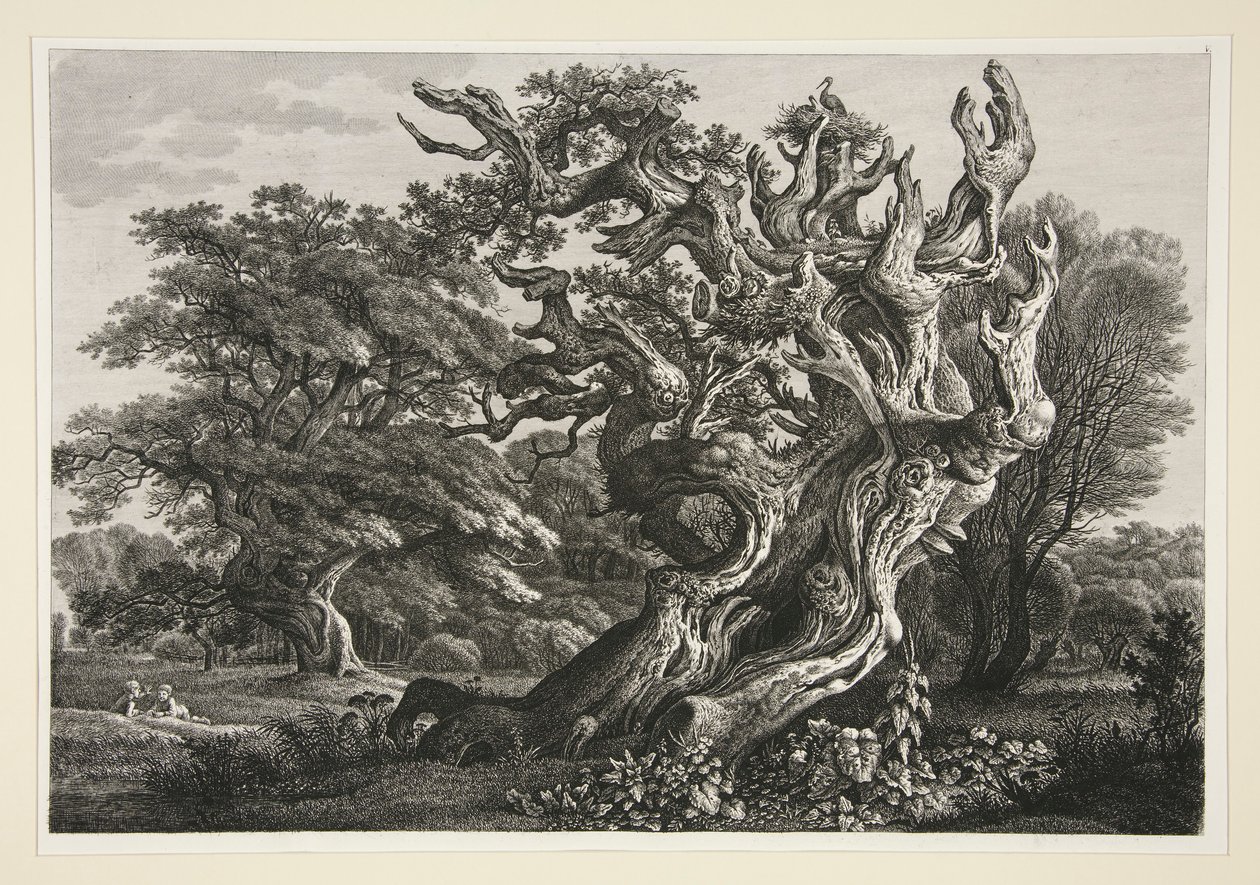 Landschap door Carl Wilhelm Kolbe the elder