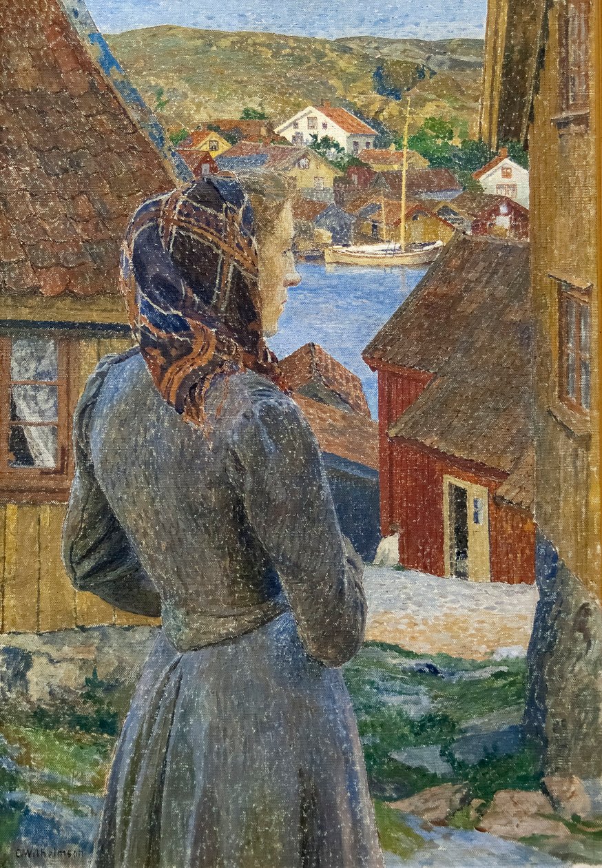 Avond, Bohuslan door Carl Wilhelm Wilhelmson