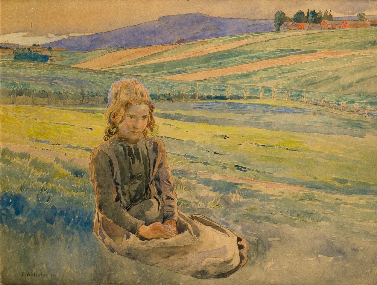 Zomeravond door Carl Wilhelm Wilhelmson