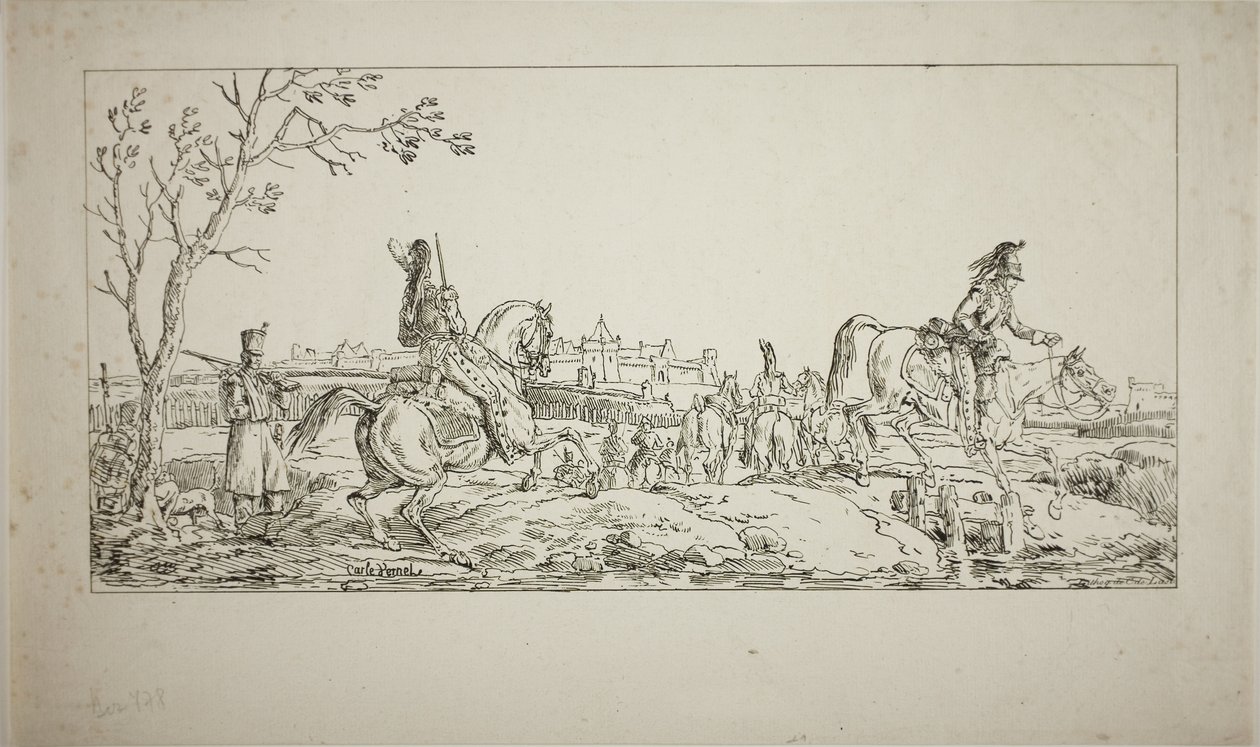 Het Beleg door Carle Vernet