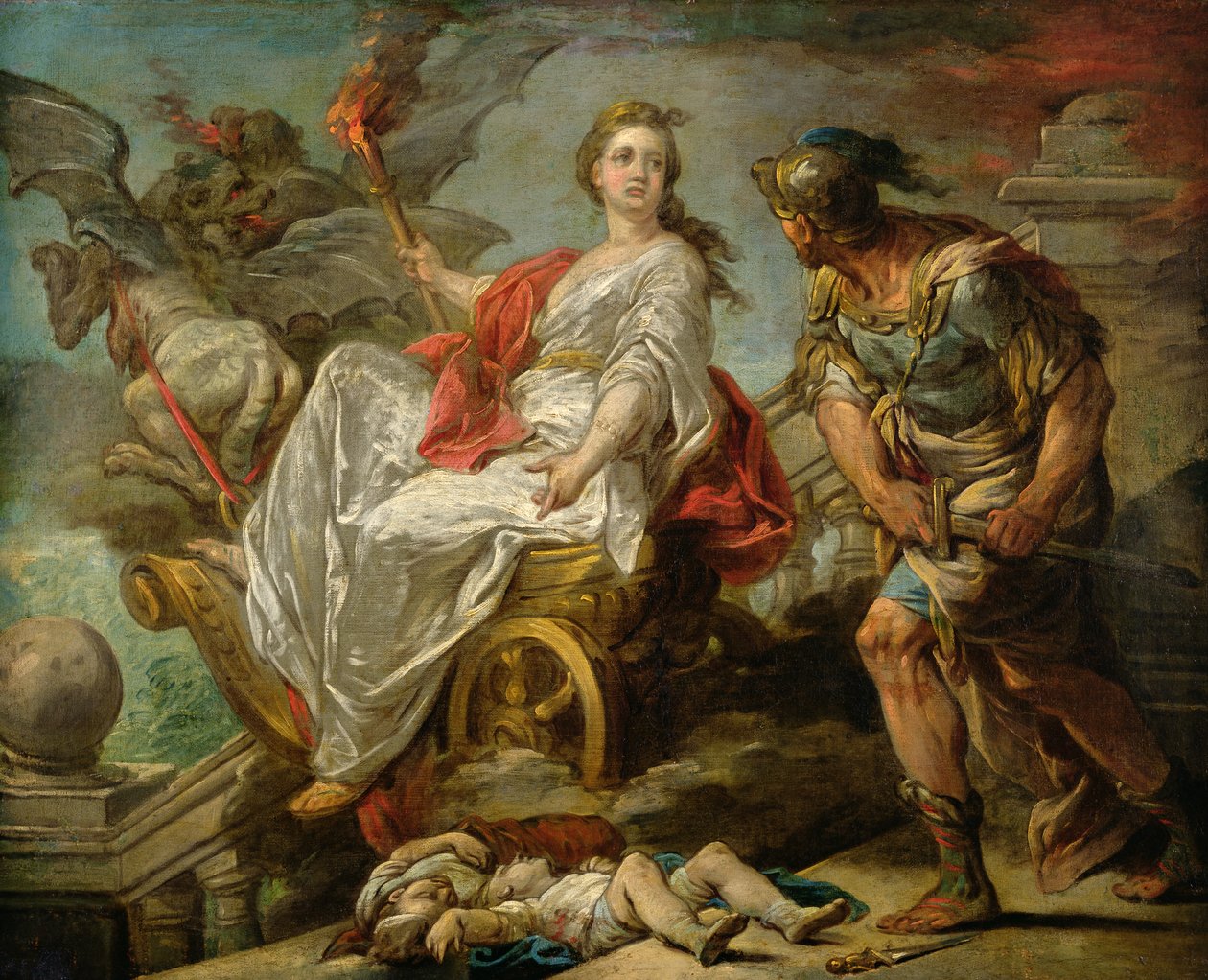 Jason en Medea door Carle van Loo