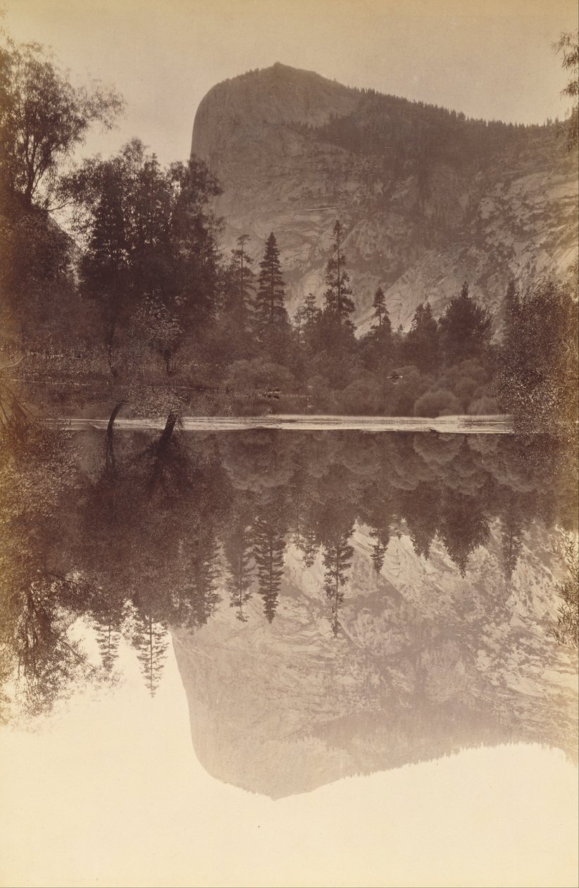 Mount Watkins, Yosemite door Carleton E. Watkins