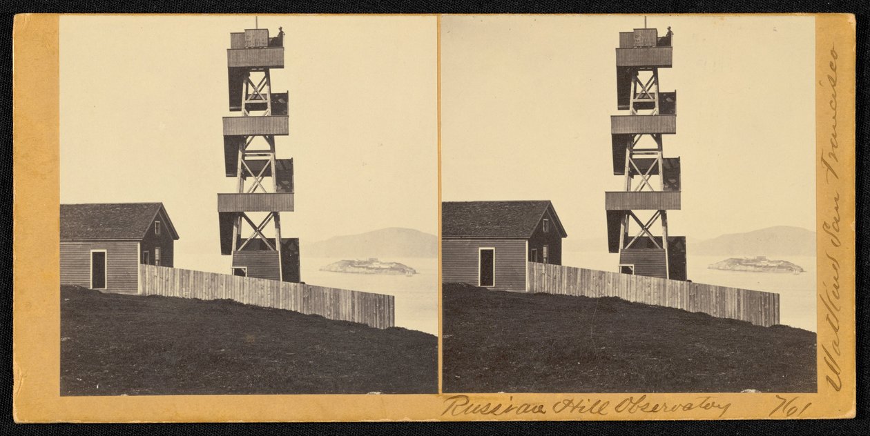Russian Hill Observatory door Carleton E. Watkins