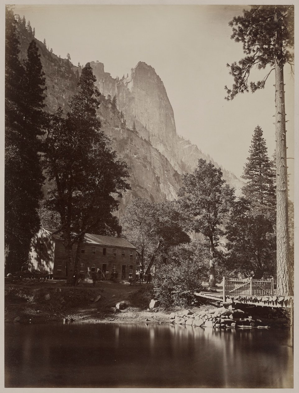 De Sentinel Rots, 3270 ft. door Carleton E. Watkins